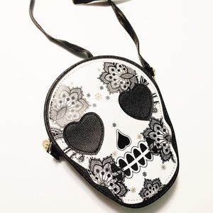 Bags - Small Sugar Skull Purse Bags - Small Sugar Skull Purse